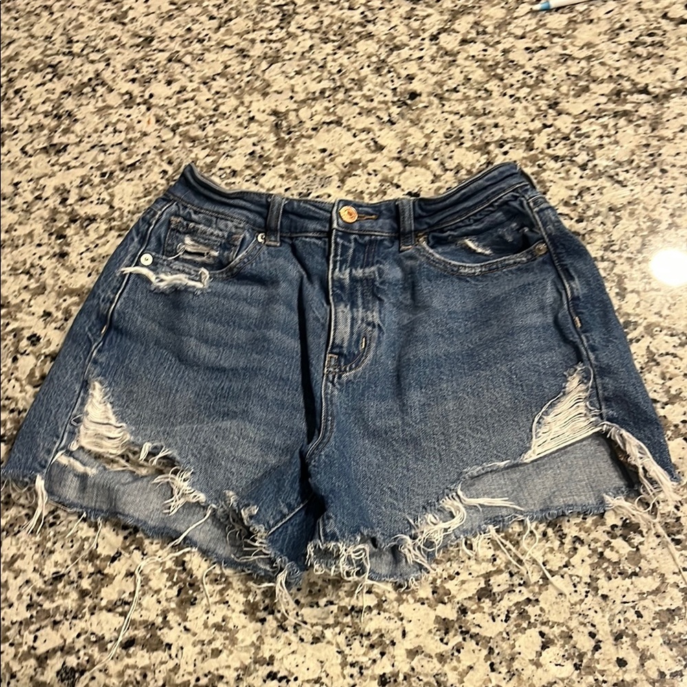 AE Denim Distressed Women Shorts